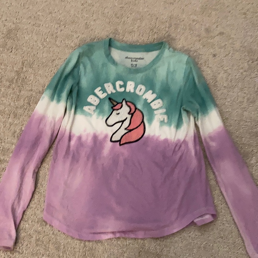 Abercrombie and Fitch tie dye unicorn shirt